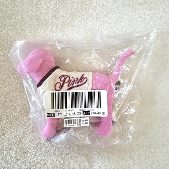 PINK Victoria’s Secret Mini Dog & Cozy Blanket Set - Picture 3 of 5